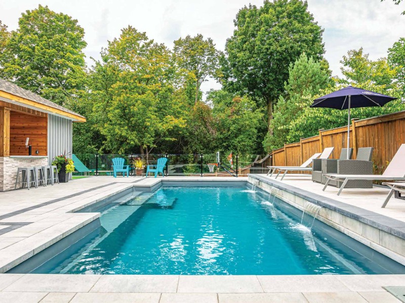 Elegance fiberglass pool
