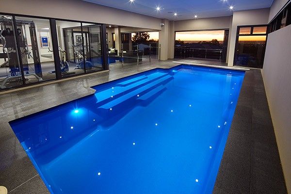 Above pool lighting