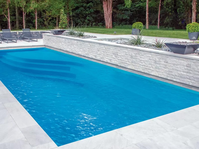 the Wave Fiberglass Pool