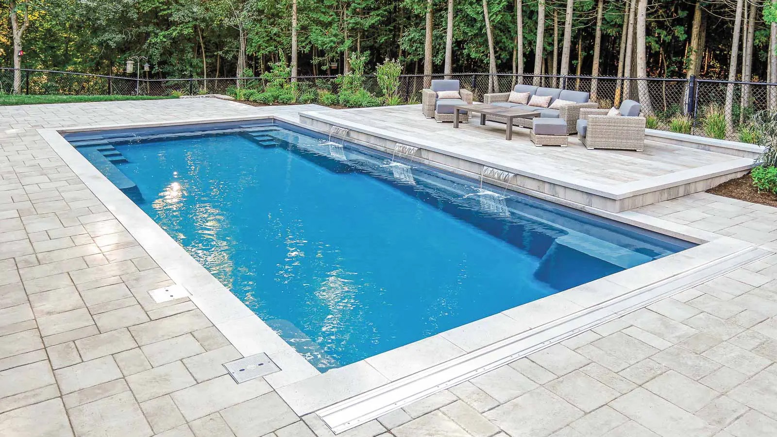 Supreme fiberglass pool