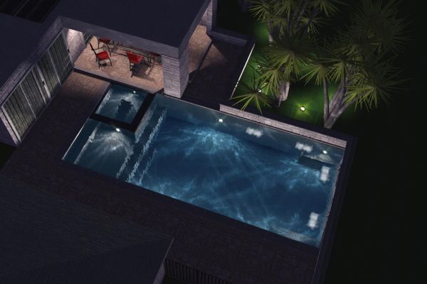 in pool lighting