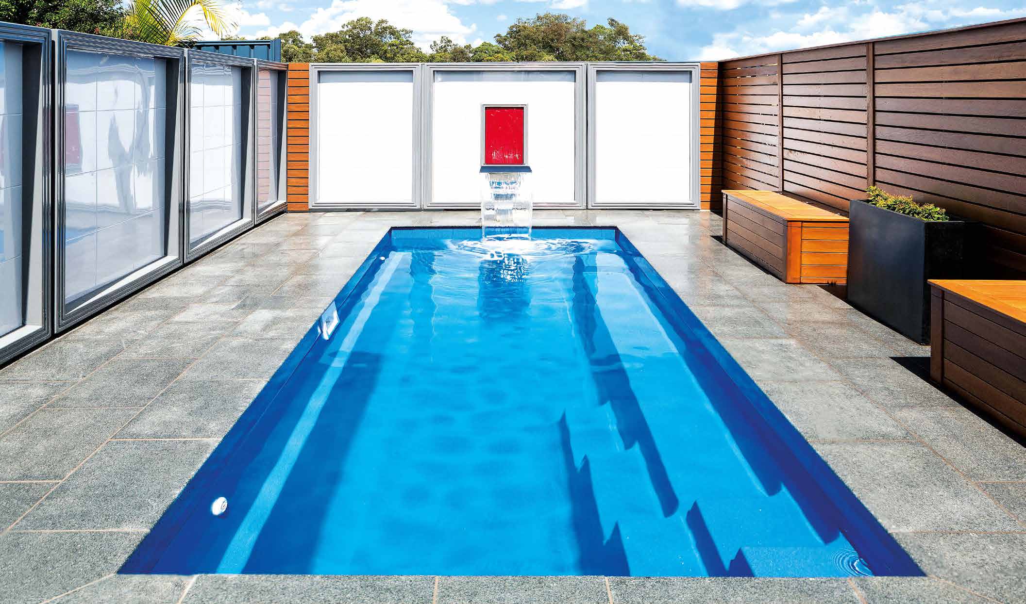 The Esprit Fiberglass Pool